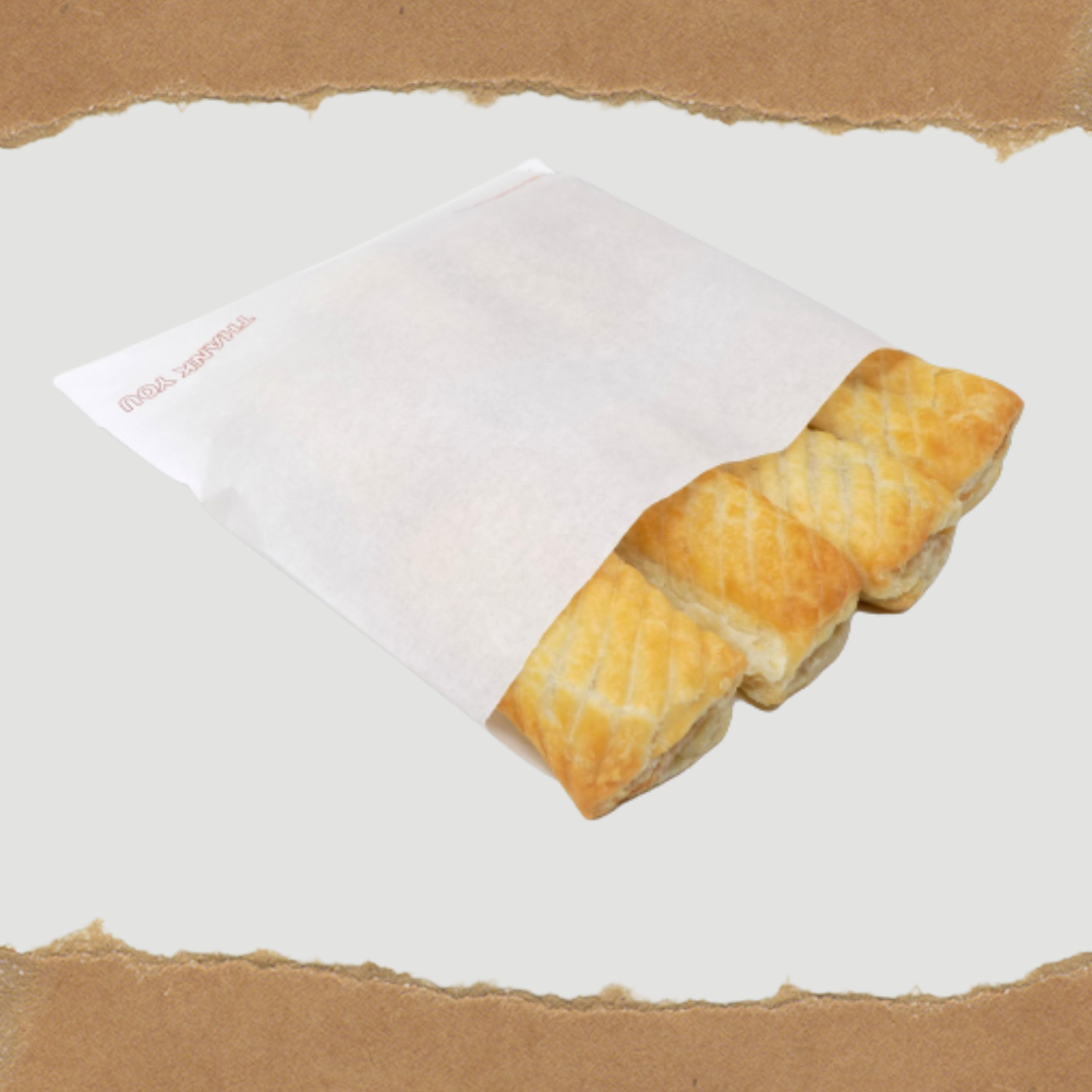 White Grease-Proof Bags